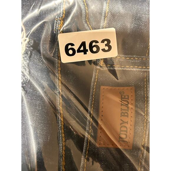 Judy Blue Jeans 16W Dark Wash Stretch Denim Skinny Fit Raw Hem JB88527 - Picture 9 of 9